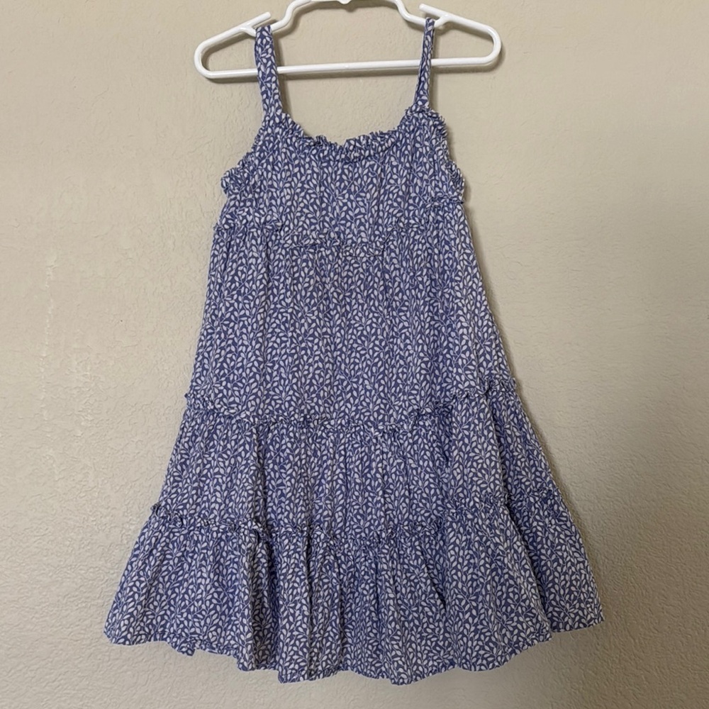 Mini Boden Blue Patterned Kids Dress